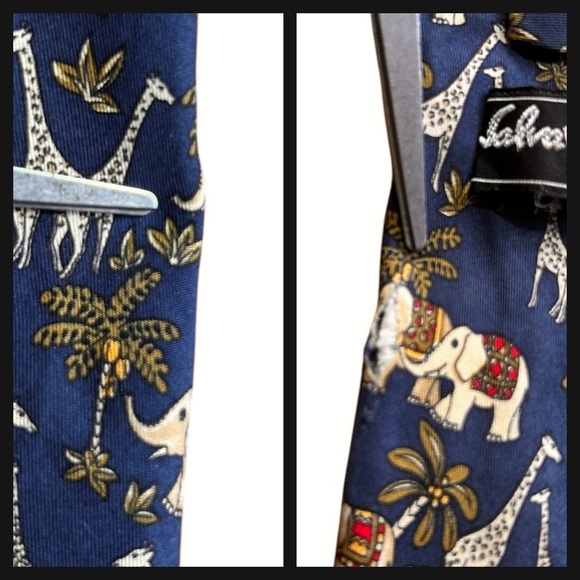 LOT of 9 Men’s Ties Versace Fendi Ferragamo Dior Fumagalli +More (Most Silk) - Picture 3 of 13